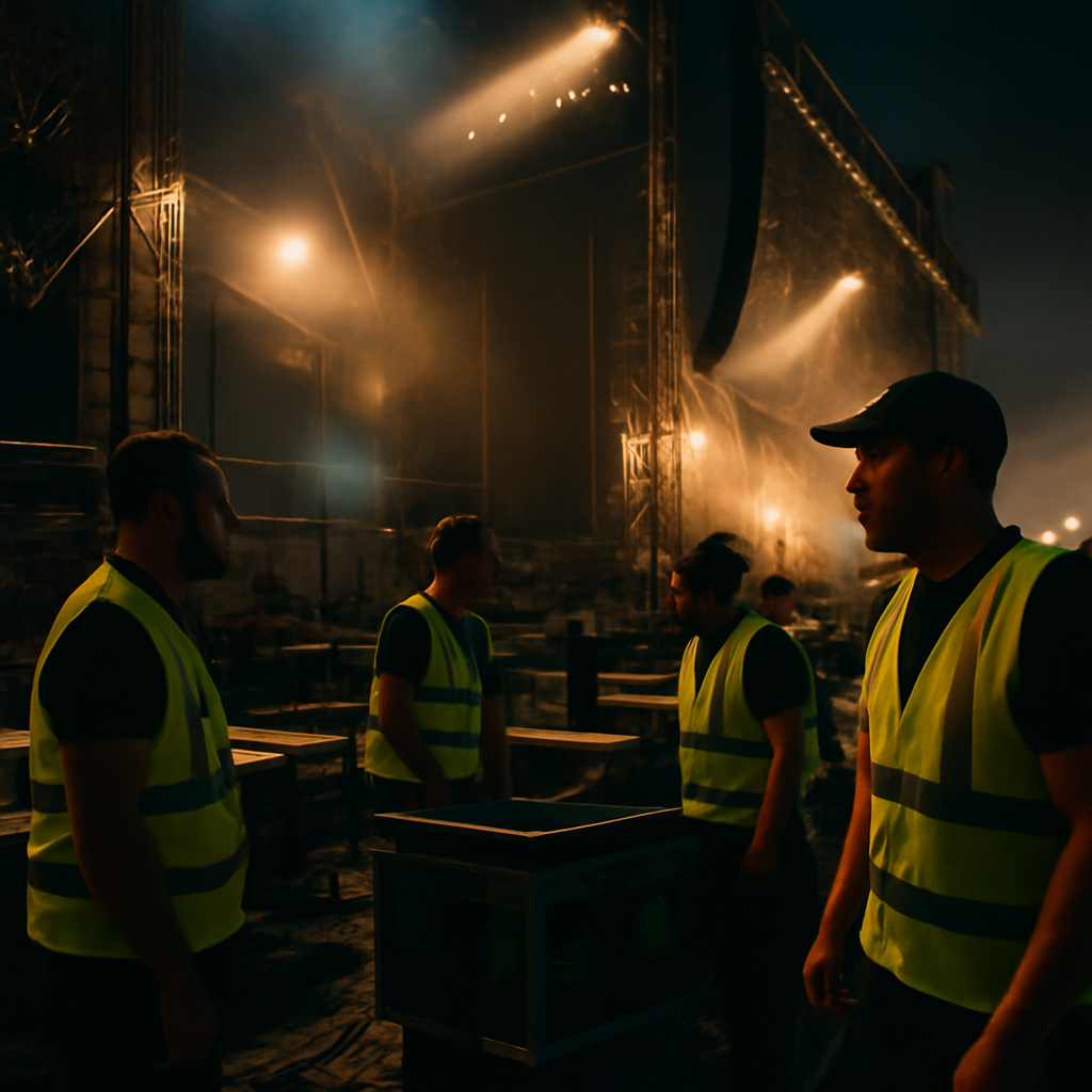 O que acontece no backstage dos megafestivais quando as luzes do palco se apagam